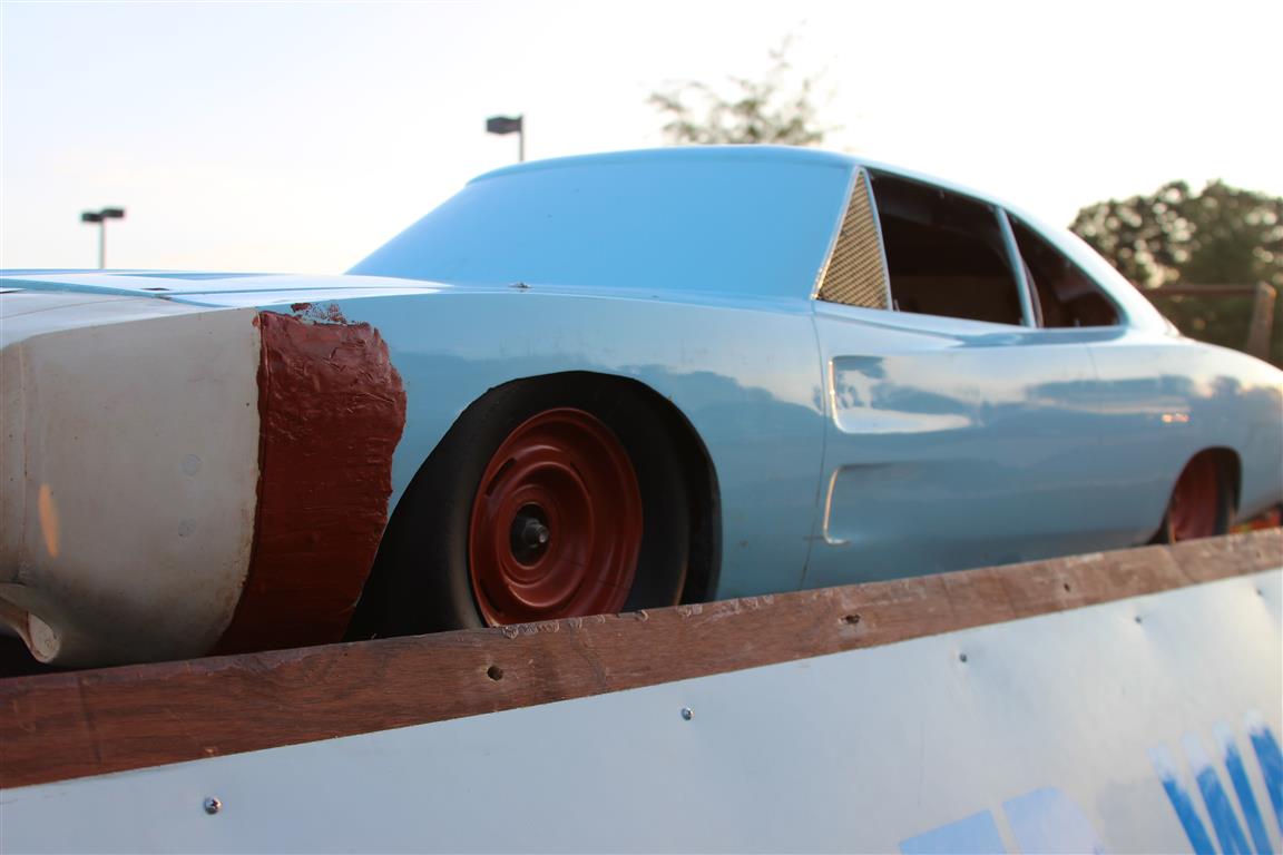 1969 Dodge Charger Daytona 3/8 scale wind tunnel test car model.