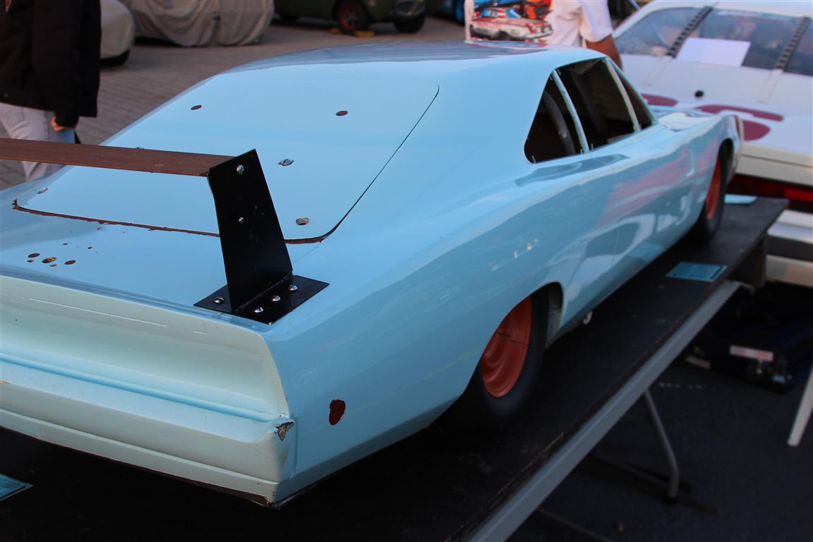 1969 Dodge Charger Daytona 3/8 scale wind tunnel test car model.