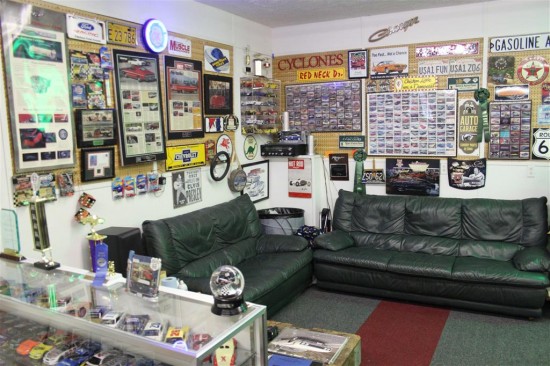 Here is a look at one corner of our Man Cave. In future Posts we will discuss some of the details.