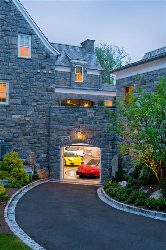 This driveway and open garage door only hints at the treasures and fun contained within its walls.